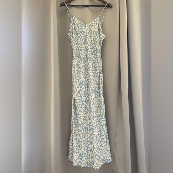 RESA Slip dress - blue sz medium - Picture 2 of 3